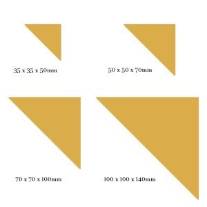 Winkelmans Yellow Triangular Victorian Tile