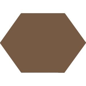 Winkelmans Coffee Elongated Hexagonal Victorian Tile