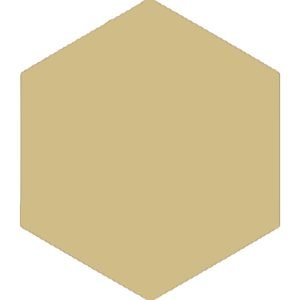 Winkelmans Cognac Hexagonal Victorian Tile