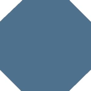 Winkelmans Dark Blue Octagonal Victorian Tile