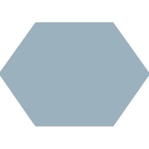 Winkelmans Pale Blue Elongated Hexagonal Victorian Tile
