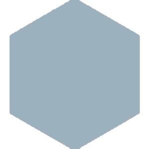 Winkelmans Pale Blue Hexagonal Victorian Tile