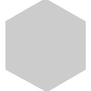 Winkelmans Pearl Grey Hexagonal Victorian Tile