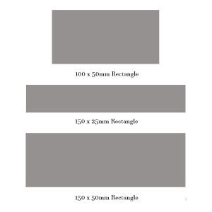 Winkelmans Grey Rectangular Victorian Tiles