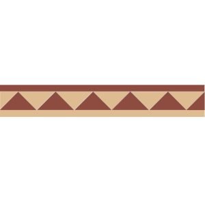 dogtooth-border-geometric-floor-tiles-Cognac and Red