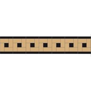 lattice-border-geometric-floor-tiles-Cognac Black