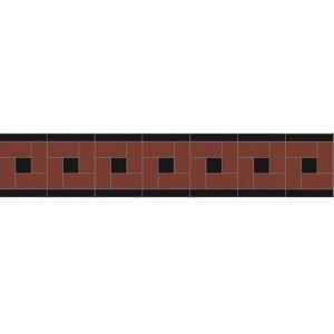 lattice-border-geometric-floor-tiles-Red Black