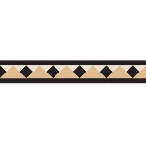 Palladian-border-geometric-floor-tiles-Black White Cognac