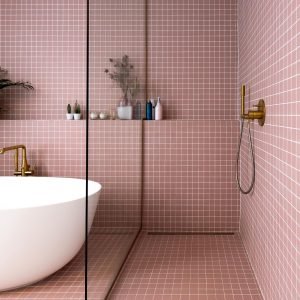 Pink Porcelain Mosaics