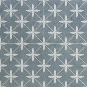 Poole Blue 450 x 450 patterned tile