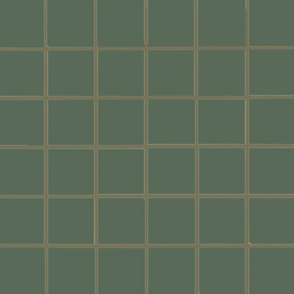 Aus Green Porcelain Mosaic 50 x 50 and 20 x 20mm Matt unglazed